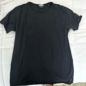 Scotch and soda raw hem organic cotton tee